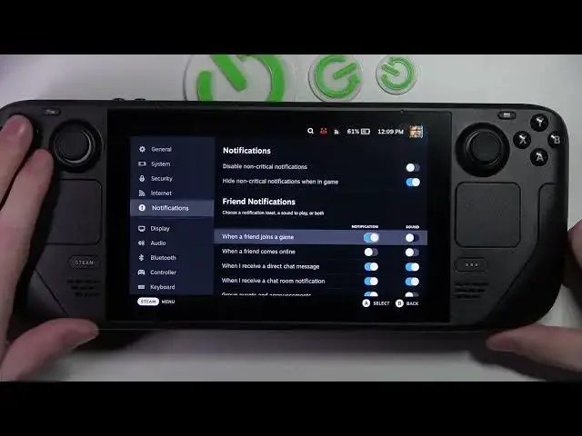 'Video thumbnail for Steam Deck - Notification Settings'