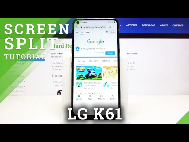 'Video thumbnail for How to Split Screen in LG K61 – Dual Screen'