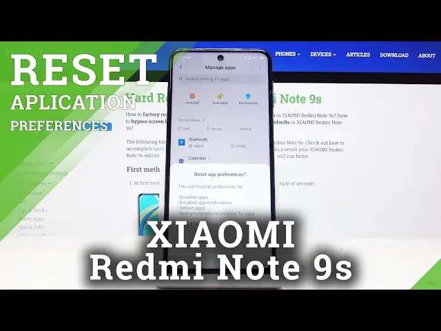 Video thumbnail for How to Bring Back Default Apps Configuration in Xiaomi Redmi Note 9s - Reset Apps Settings
