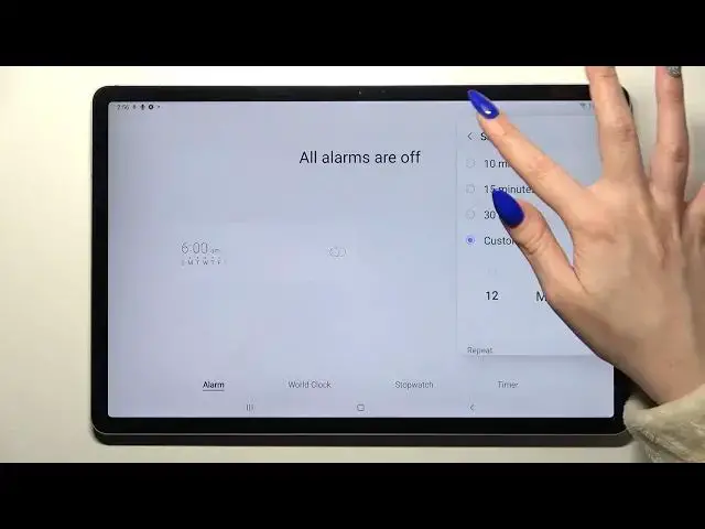 Video thumbnail for How to Set Up Alarm Clock on SAMSUNG GALAXY TAB S7 FE – Schedule Alarms