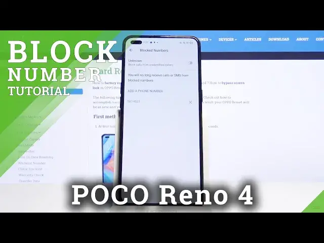 'Video thumbnail for How to Block Number on OPPO Reno4 – Block Calls and Messages'