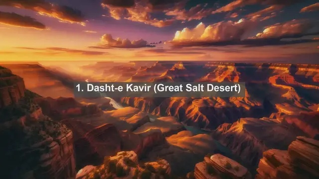 Video thumbnail for Discover Iran's Natural Wonders: Top 10 Must-See Landscapes