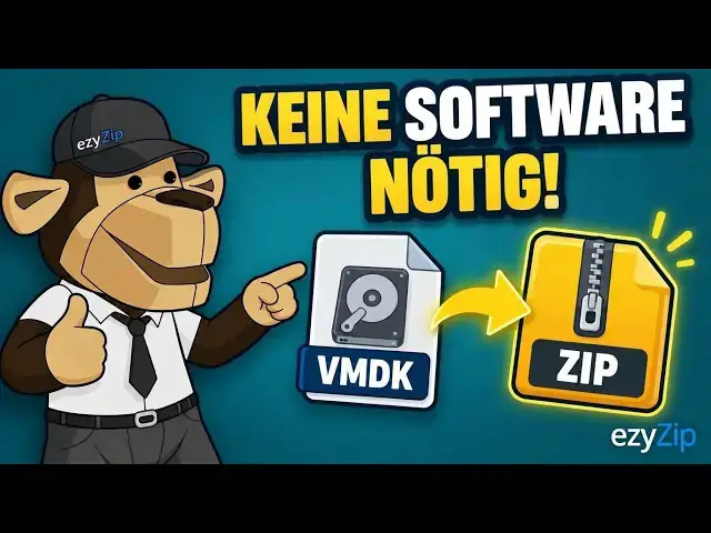 Video thumbnail for 📀 Wie man VMDK kostenlos online in ZIP konvertiert | Keine Softwareinstallation nötig