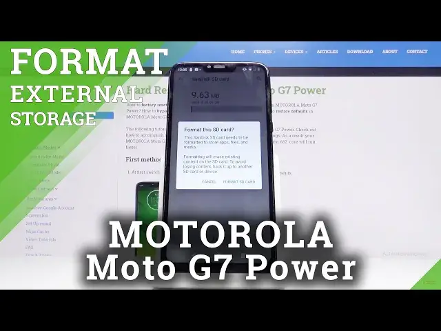 'Video thumbnail for How to Format SD Card in MOTOROLA Moto G7 Power – Repair Memory Card'