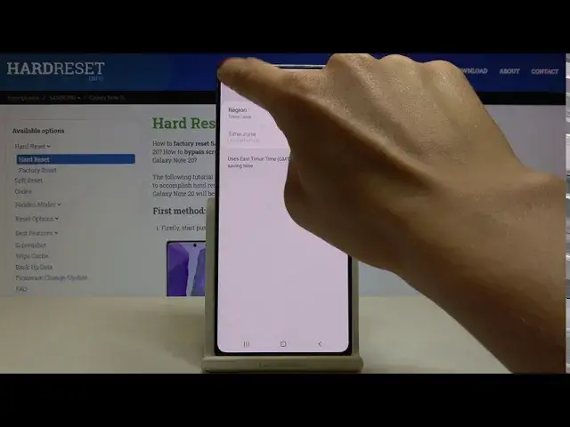 'Video thumbnail for How to Change Date & Time in SAMSUNG Galaxy Note 20 – Set Date / Time Manually'