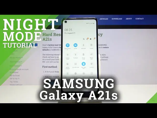 'Video thumbnail for How to Enable Eye Comfort Mode in SAMSUNG Galaxy A21s - Activate Night Shift'