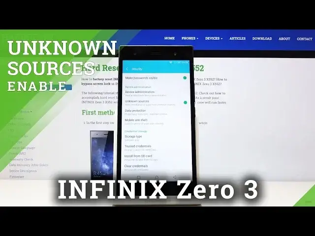 'Video thumbnail for How to Allow Unknown Sources in INFINIX Zero 3 – Download From Apps'