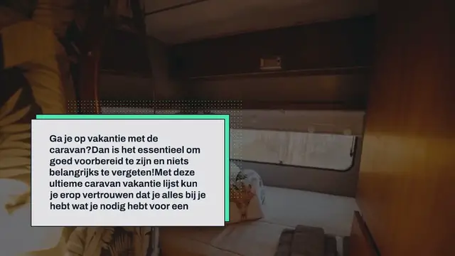 Video thumbnail for DE ULTIEME CARAVAN VAKANTIE CHECKLIST + TIPS VOOR DE EERSTE KEER
