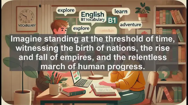 Video thumbnail for 2500 Must Know CEFR B1 Vocabulary - Understanding 'Century': A 100-Year Journey Through Time