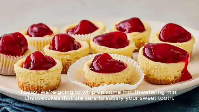 Video thumbnail for Mini Cheesecakes Recipe
