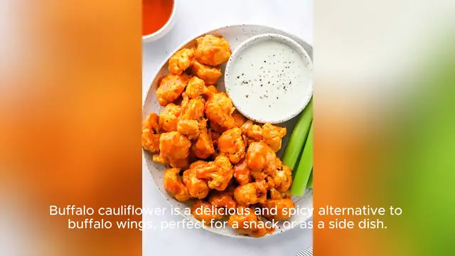 Video thumbnail for buffalo cauliflower recipe