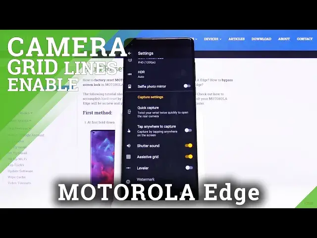 'Video thumbnail for How to Turn On / Off Camera Gridlines in Motorola Edge – Helpful Camera Features'