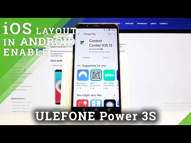 'Video thumbnail for How to Install iOS Launcher in Ulefone Power 3s - Download Apple Layout'