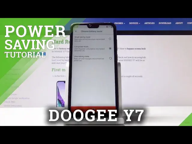 Video thumbnail for How to Activate Battery Saver on DOOGEE Y7