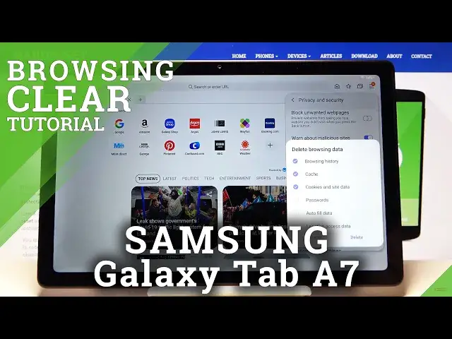 Video thumbnail for How to Clear Browser Data in SAMSUNG Galaxy TAB A7 2020 - Browser Cache