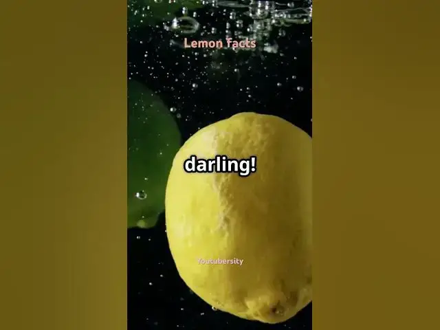 'Video thumbnail for Lemon facts that zest up your day #CitrusPower #HealthyLiving #FruitFacts'