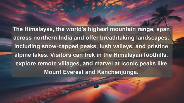 Video thumbnail for Discover India's Natural Wonders: Top 10 Must-Visit Landscapes