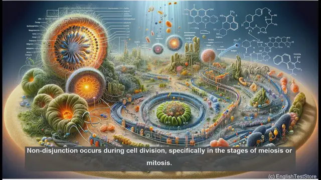 Video thumbnail for Non disjunction in biology