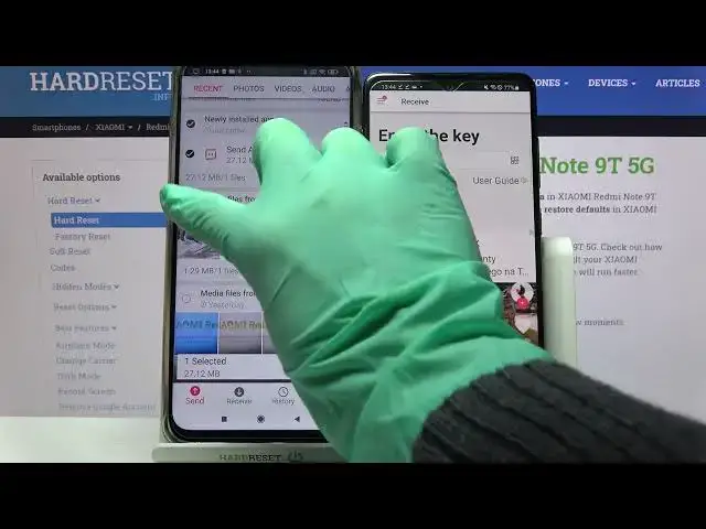 'Video thumbnail for Transfer files from Xiaomi Redmi Note 9T to an Android Device – Send Anywhere App'