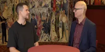 'Video thumbnail for Video: Luke Newton Is Taking Up Residence at the HOUSE OF MCQUEEN'