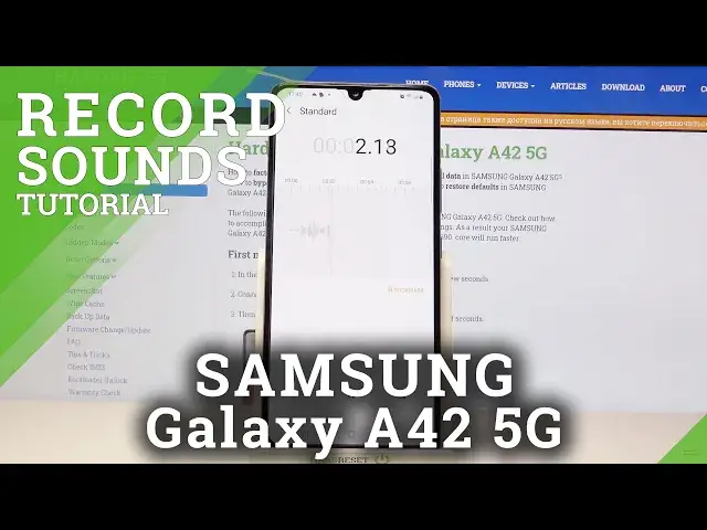 Video thumbnail for How to Record Sounds on SAMSUNG Galaxy A42 5G – Use Sound Recorder