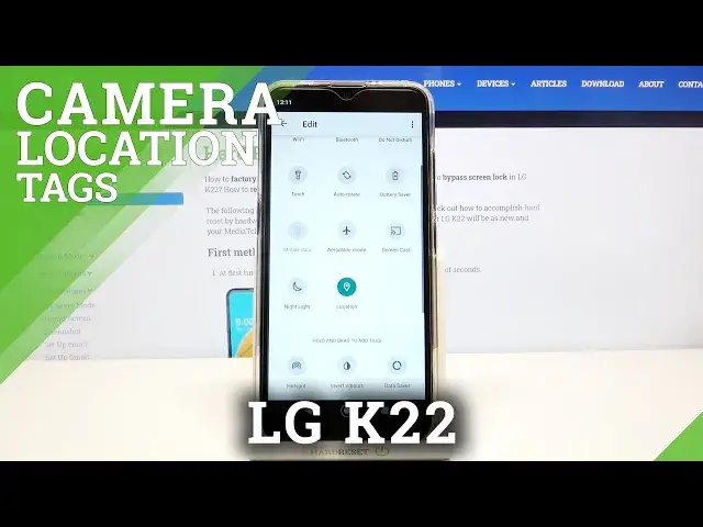 Video thumbnail for How to Activate Camera Location Tags in LG K22 – Location Settings