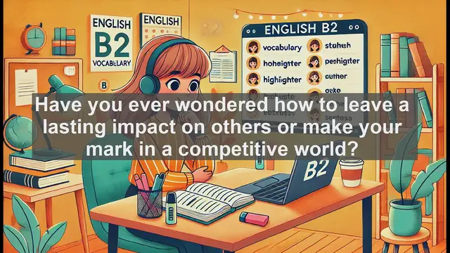 Video thumbnail for 1500 Must Know CEFR B2 Vocabulary - Master the Word 'Impress': Boost Your Impact and Communication