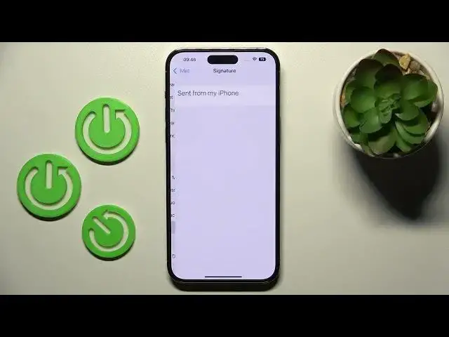 'Video thumbnail for How to Change Mail Signature on iPhone 14 Pro Max - Change Email Settings'