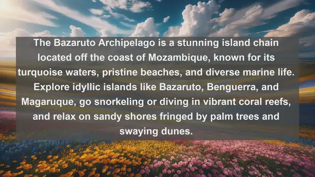 Video thumbnail for Exploring Mozambique's Spectacular Landscapes: Top 10 Must-See Natural Wonders