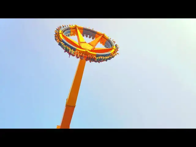 Video thumbnail for POV - Giant Frisbee Ride at Wet N Joy Amusement Park - Lonavala