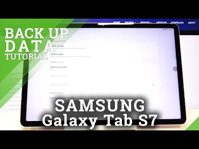 Video thumbnail for How to Enable Google Backup in SAMSUNG Galaxy Tab S7 – Google Backup
