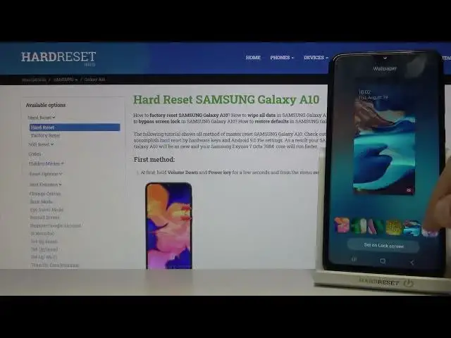 Video thumbnail for How to Change Wallpaper on SAMSUNG GALAXY A10 - Customize Display