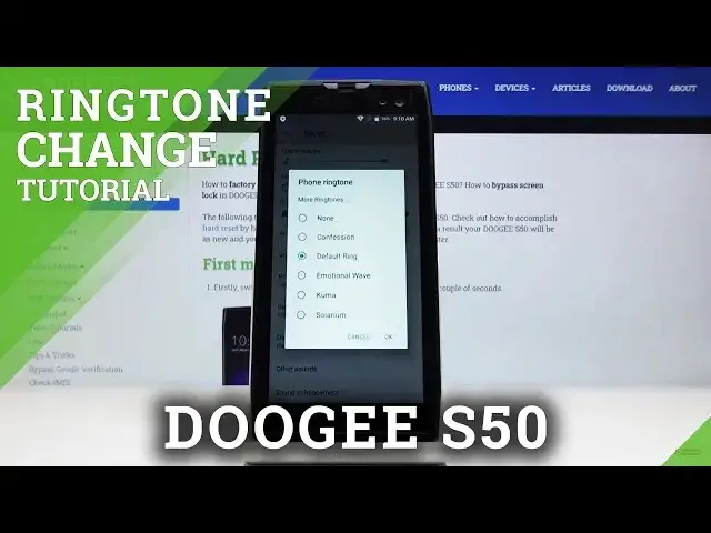 'Video thumbnail for How to Change Ringtone in DOOGEE S50 – Personalize Sounds'