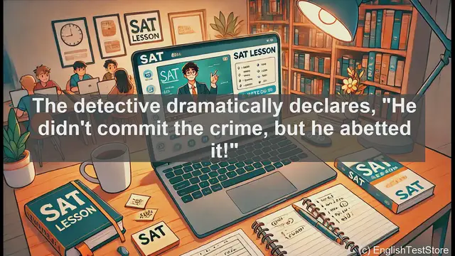 Video thumbnail for 5000 Must Know SAT Vocabulary - Understanding 'Abet': More Than Just a Legal Term