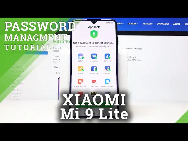 'Video thumbnail for How to Set Up Password to Apps in XIAOMI Mi 9 Lite – Add App Protection'