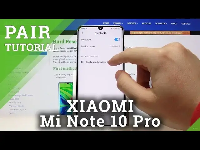 'Video thumbnail for How to Pair Device with Xiaomi Mi Note 10 Pro - Connect Bluetooth Device'