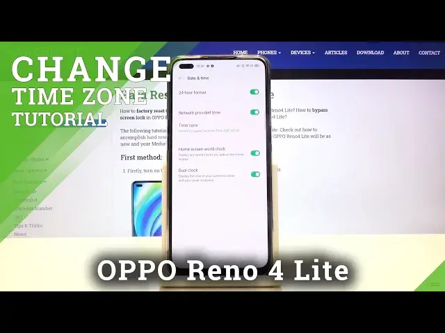 Video thumbnail for How to Change Date & Time in OPPO Reno 4 Lite – Find Time Zone & Clock Format Options