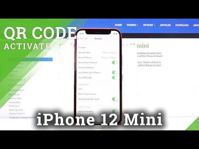 'Video thumbnail for How to Activate QR Codes Scanning on iPhone 12 mini – QR Scanner'