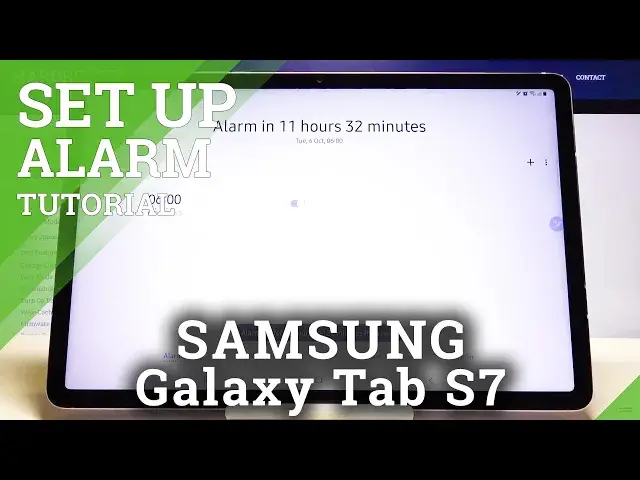 'Video thumbnail for How to Set Up Alarm Clock on SAMSUNG Galaxy Tab S7 – Schedule Alarms'