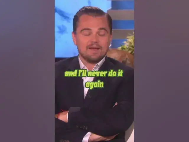 'Video thumbnail for Leonardo DiCaprio has Seven Lives Left?'