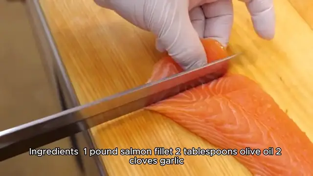 Video thumbnail for Salmon fillet recipe