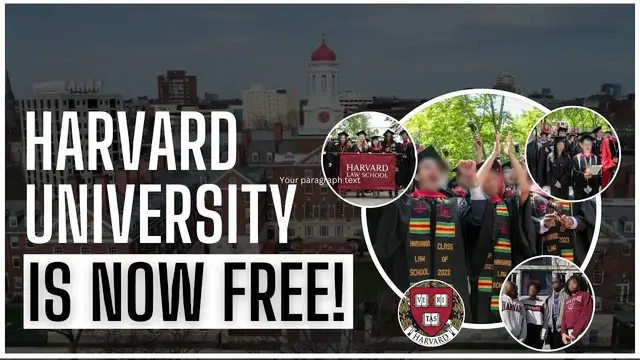 Video thumbnail for Harvard university is now free! 💰🎓