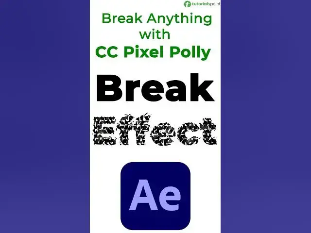 Video thumbnail for Break Effect in Adobe After Effects #shorts #aftereffects