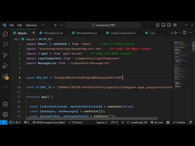 Video thumbnail for Build a React.js Gmail API Example to Authenticate & Display Inbox Messages in Browser Using JS