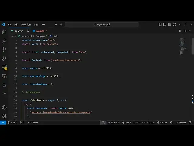Video thumbnail for Build a Vue.js 3 Pagination of Data From REST API Using Axios & vuejs-paginate-next in TypeScript