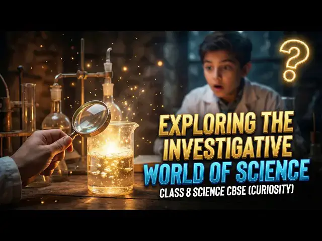 Video thumbnail for Exploring the Investigative World of Science | Class 8 Science | CBSE | Curiosity