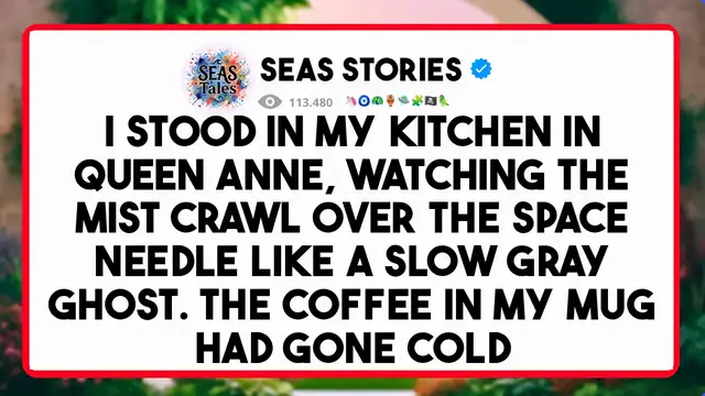 Video thumbnail for I stood in my kitchen in Queen Anne, watching the mist crawl over the Space Needle like