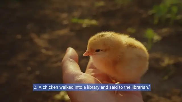 Video thumbnail for 20 Hilarious Chicken Jokes to Ruffle Your Feathers!