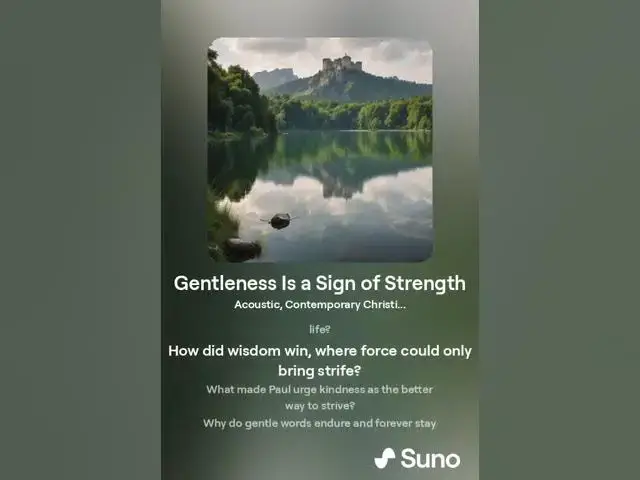 Video thumbnail for Gentleness as Strength: A Biblical Reflection Through Song