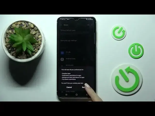 'Video thumbnail for How to Reset App Preferences in Samsung Galaxy S23+ - Restore App Defaults'